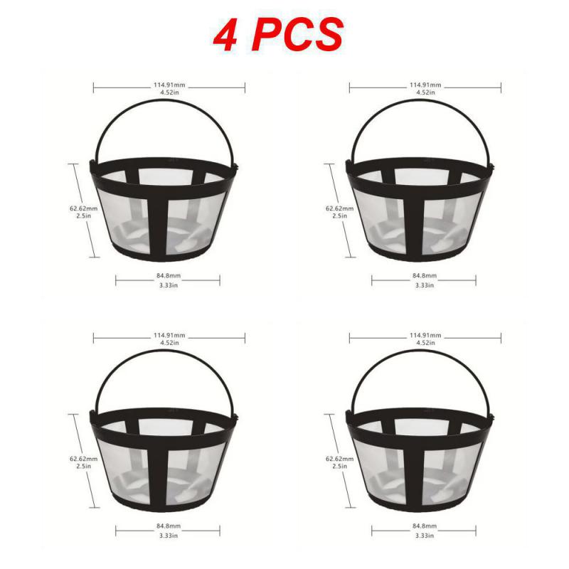 Kitchen Gadget Coffee Machine Strainer Mesh Brewer Tool Coffee Filter Coffee Maker Accessories Refillable Basket Cup Style
