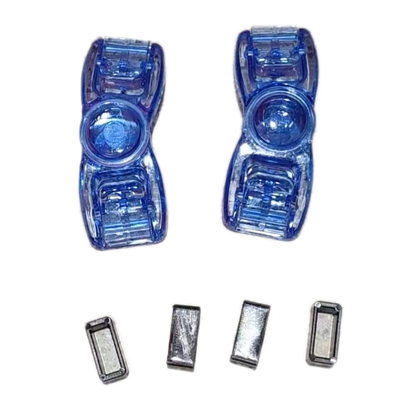 1Pair Swimming Goggles Buckles Swimming Goggle Buckle Goggles Lock Adjuster Strap Button Fastener Clip Connector синий