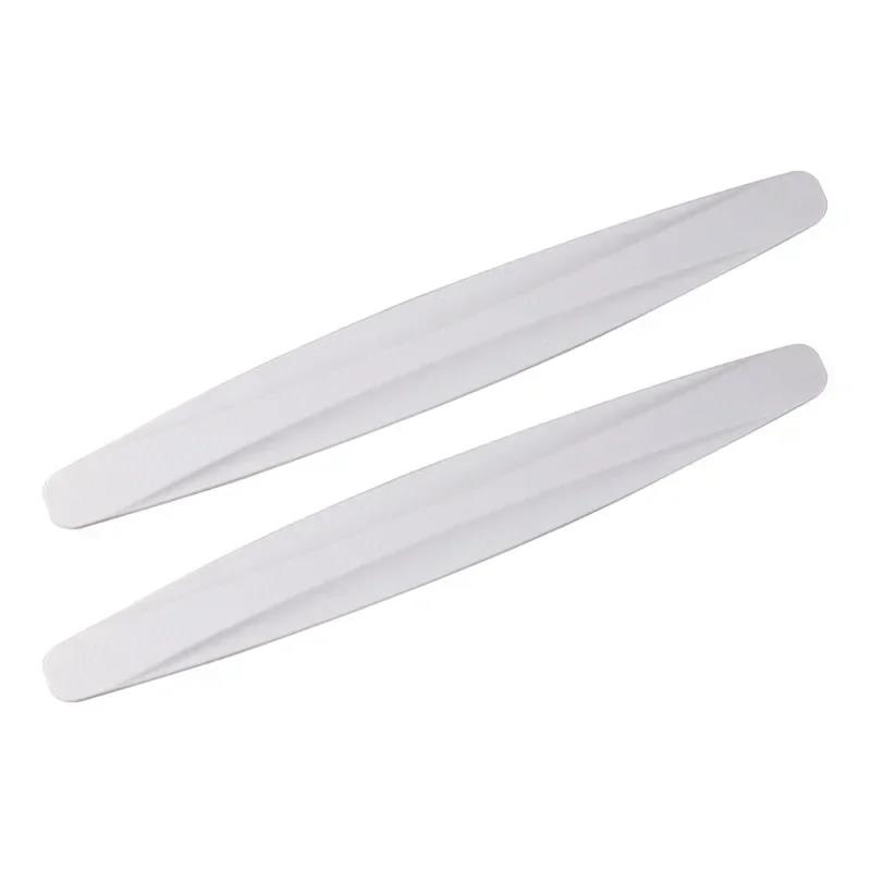 2Pcs Universal Anti-Collision Protector Rubber Car Door Products Auto Front And Rear Corner Bumper Cover Guard Lip Strip Sticker Interior Mirrors 6