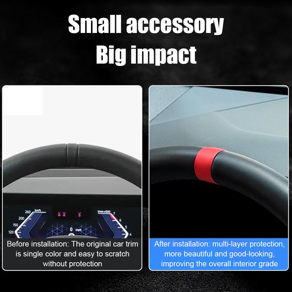 Car Steering Wheel Positioning Sticker For BMW 3 5 Series G20 G60 X3 X5 G45 G05 2025 Decorative Sticker Car Interior Access L4S5