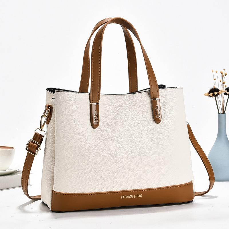 Fashionable Women's Shoulder Bag Hot Sale of The Season New Style Versatile Handbag PU Leather Large Capacity Female Tote Sac