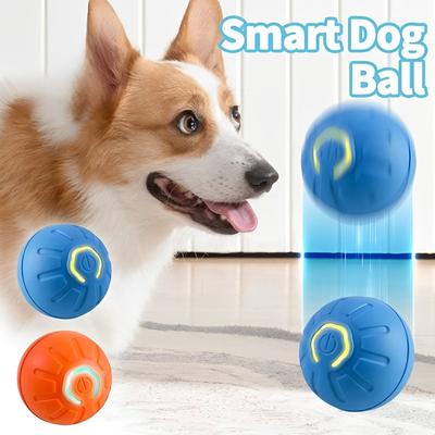 Intelligenter Hundespielzeugball, elektronisches interaktives Haustierspielzeug, beweglicher Ball, USB, automatischer beweglicher Hüpfer, für Welpen, Geburtstagsgeschenk, Katzenprodukt