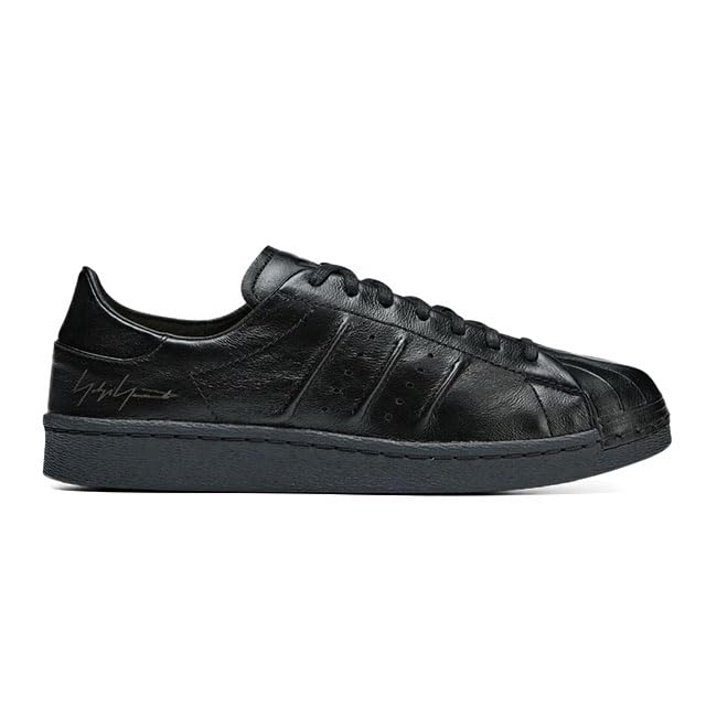 

SUPERSTAR Black Leather Sneakers IE3237 Black Shoes [Wisely] Men s [28.5cm-Black(IE3237)]