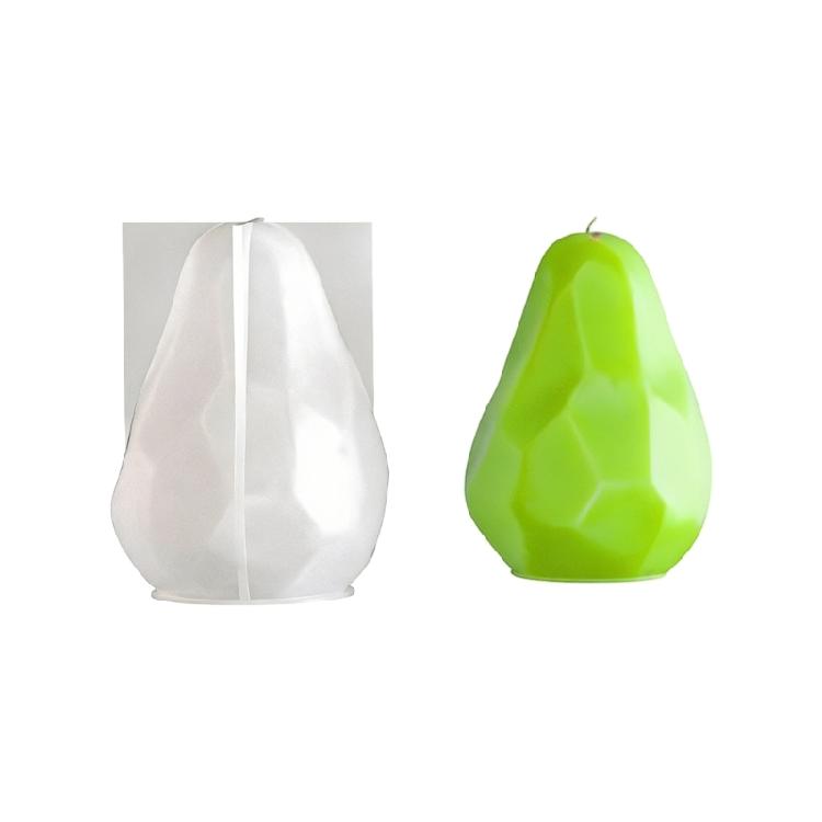 

Snake Fruit Pear Shape Silicone Mold Professional Silicone Mould For Handmade Candle Soap Chocolate Home Decoration