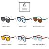 New Fashion Square Women Luxury Sunglasses Retro Rivets Men Candy Color Shades UV400 Sun Glasses