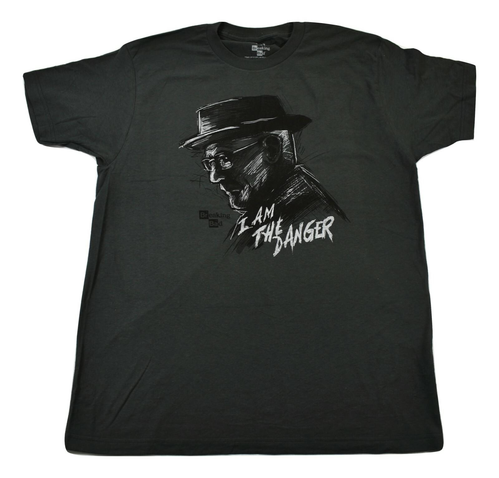 Breaking Bad Mens I Am The Danger Dark Charcoal Shirt New S M 2XL M