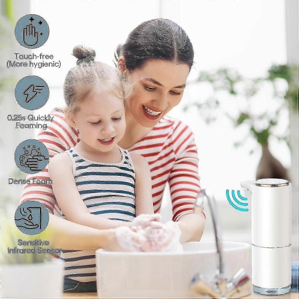 3-level Automatic Foaming Soap Dispenser, 10oz Foaming Hand Soap Dispenser With Aromatherapy