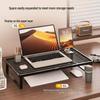 Laptop Cooling Stand with Riser Shelf for Monitor and Desktop
