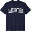 Lake Ontario T-Shirt Vintage Lake Travel Vacation Outdoor Graphic Tee