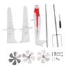 Airplane Windmill Weather Vane Wind Spinner for Garden Patio Lawn Yard Outdoor Airplane Wind Sculpture Wrought Iron
