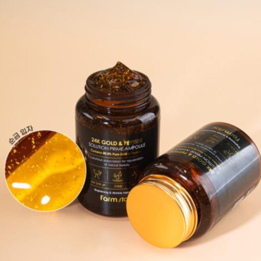 FARM STAY 24K Gold and Peptide Solution Prime Apoule 250ml