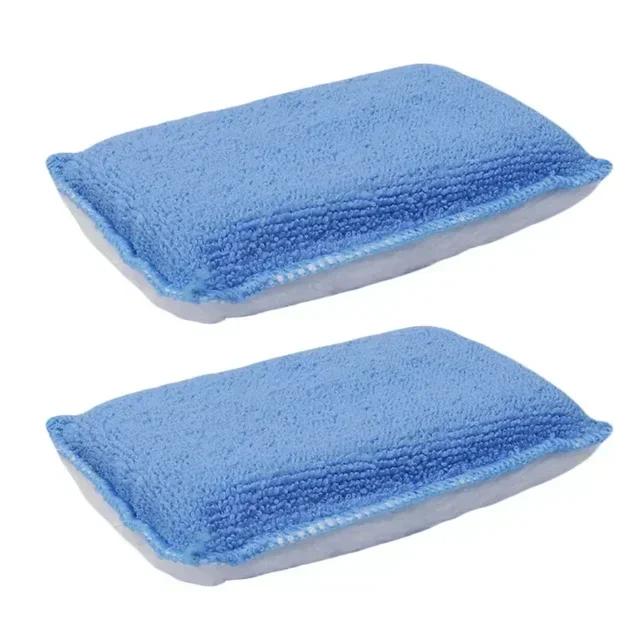 Car Cleaning Sponge 1/4PCS Microfiber Detailing Washer Pad Double Side Imitation Wool Sponges Car Wash Wipe Applicator Padstool