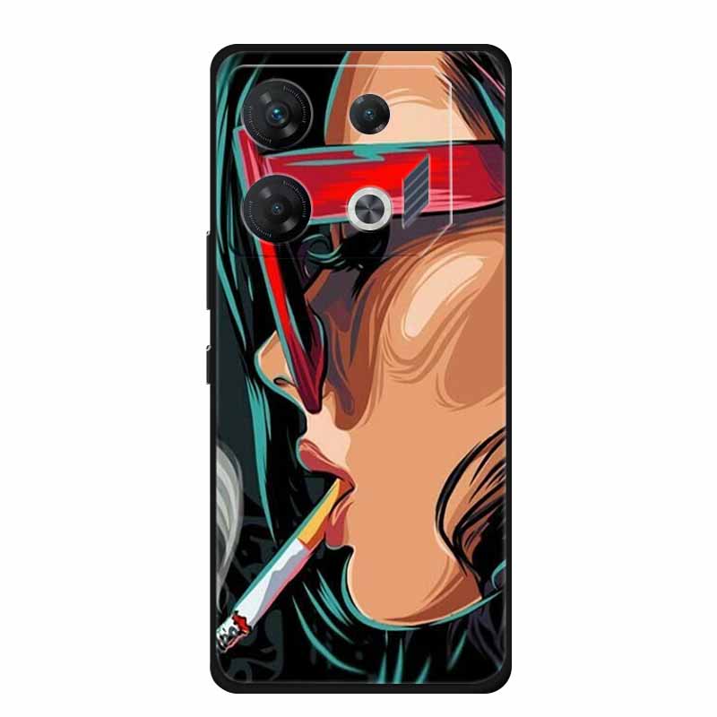 

Для Infinix GT 10 Pro Чохол Тварини М який ТПУ Силіконовий Чохли для Телефону для Infinix GT10 Pro X6739 Задня Кришка Ударостійкий Вовк Новий Coque -Infinix GT 10 Pro