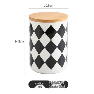 Keramik-Vorratsglas mit Deckel