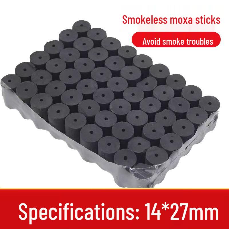 Smokeless Moxa Sticks: 54 Carbonized Moxa Strips for Home and Salon Use