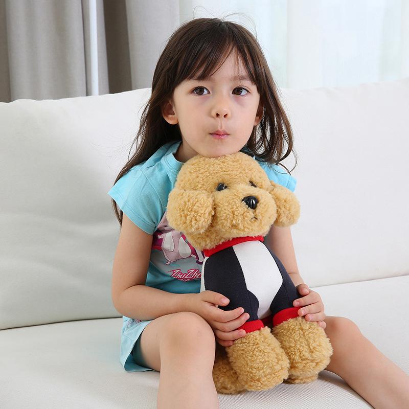 Puppy Doll Vest Scarf Dog Plush Toy Catch Machine Doll Baodi Dog