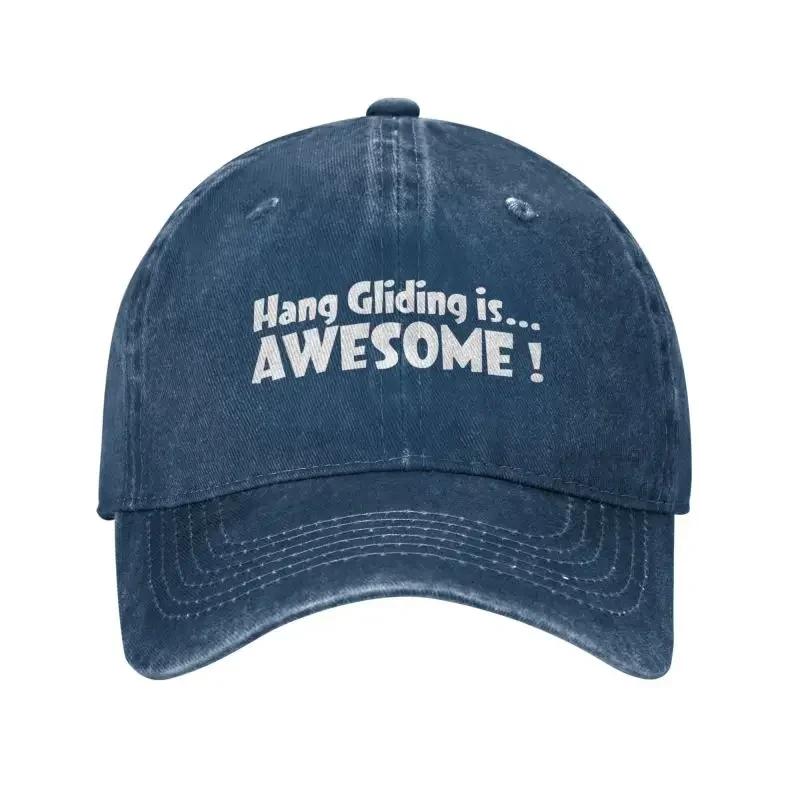 Custom Classic Cotton Hang Gliding Is Anwesome Baseball Cap Unisex Women Adjustable Adult Dad Hat Spring