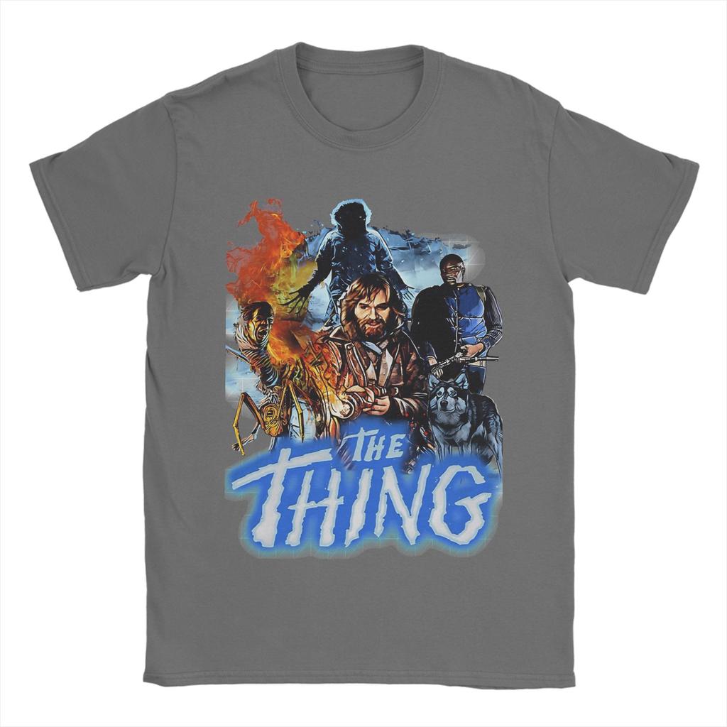 Awesome horror haloween ghost monster 9The Thing Movie films scary TShirts for Unisex anime Unisex compression shirt Tops