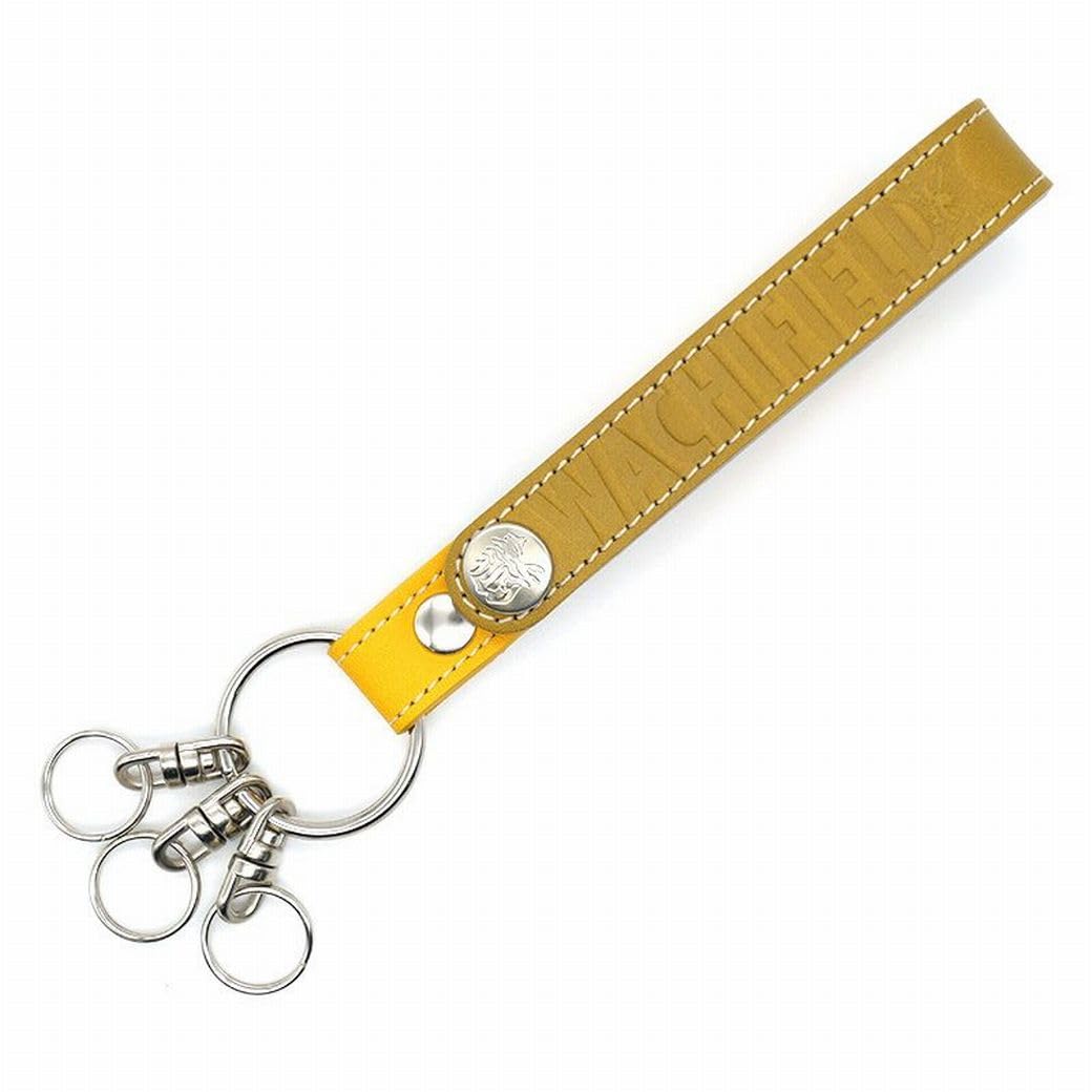 

[WACHIFIELD] Dayan the Cat Genuine Leather Mexico Key Belt, Yellow