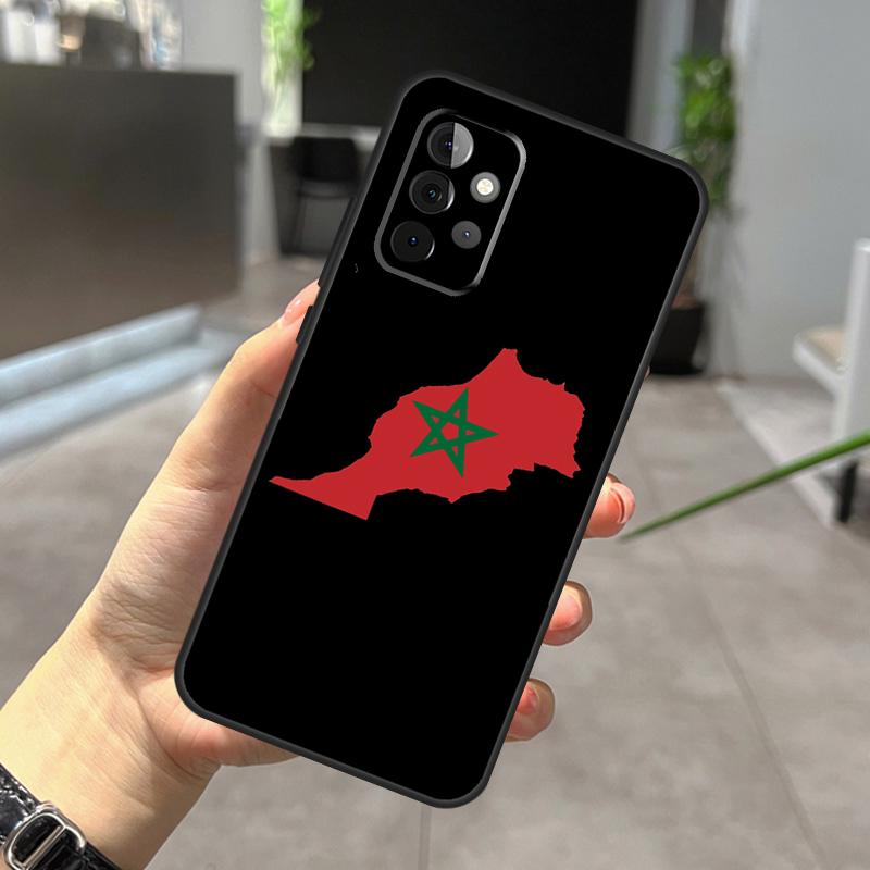 Morocco Flag Coat Of Arms Case For Samsung Galaxy A52 A32 A12 A56 A36 A54 A34 A14 A05 A16 A26 A13 A33 A53 A15 A35 A55