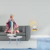 Nativity Scene Sculpture Acrylic Standing Ornament Table Centerpiece Leaf Statue Sturdy Base Smooth