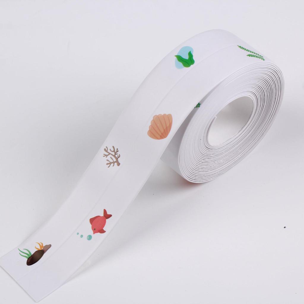 Waterproof Self-Adhesive Grout & Splash Guard Tape for Kitchen and Bathroom
