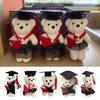10Pcs Sitting Bear Doctor Bear Cute Cartoon Foam Material Lovely Design Creative Gift Graduation Decorations