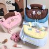 Candy Color Colorblock Cosmetic Bag Large Capacity Pencil Pouch Cute Pencil Case  Student