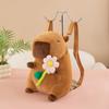 New Backpack Kapibara Plush Doll Cute Children's Bag Creative Capybara Doll Backpack Gift