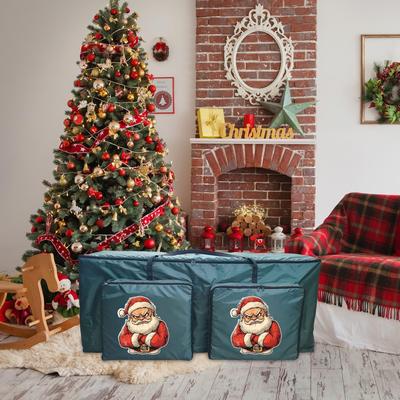 Christmas Tree Storage Bag Wreath Pouch With 2 Front Pockets Holiday Supplies Wreath Storage Organizer For Laundry Garage Living
