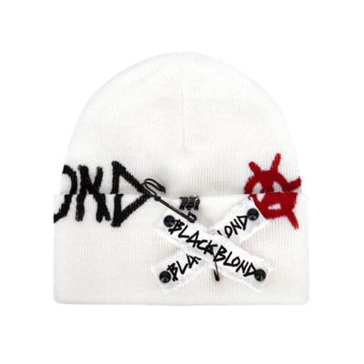 BLACKBLOND BBD Graffiti Logo Patch Mütze (Weiß)