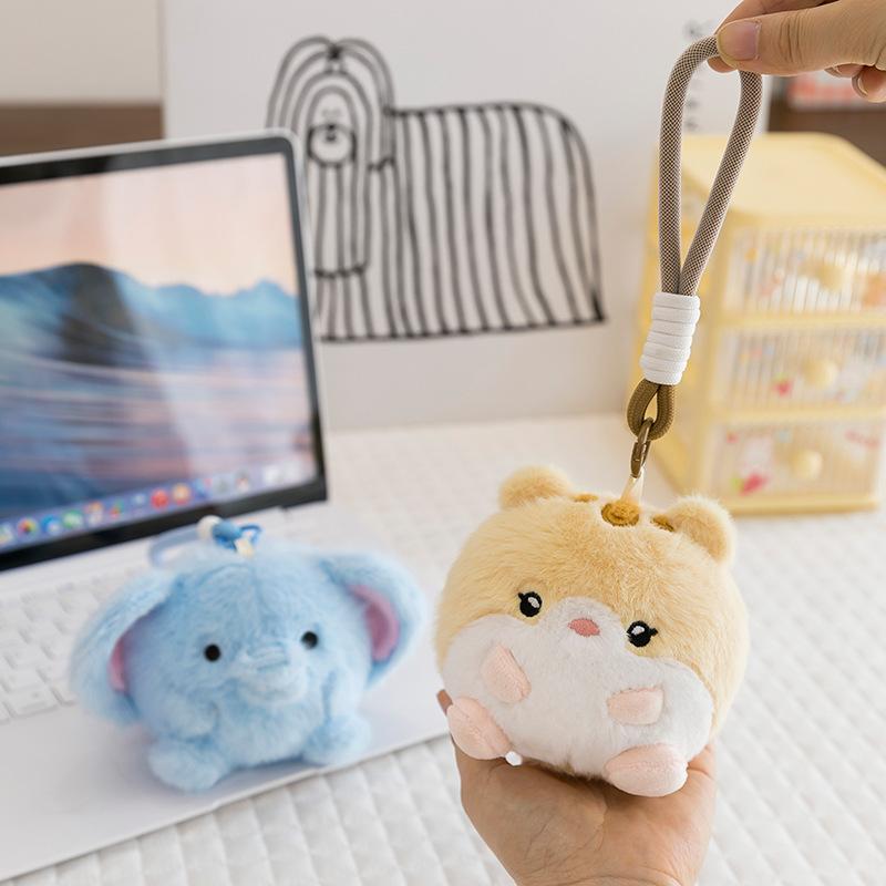 Kreatives Dekompressions-Quetschball-Plüschtier Kuh Biene Schlüsselanhänger Katze Rucksackanhänger Aktivitätsgeschenk