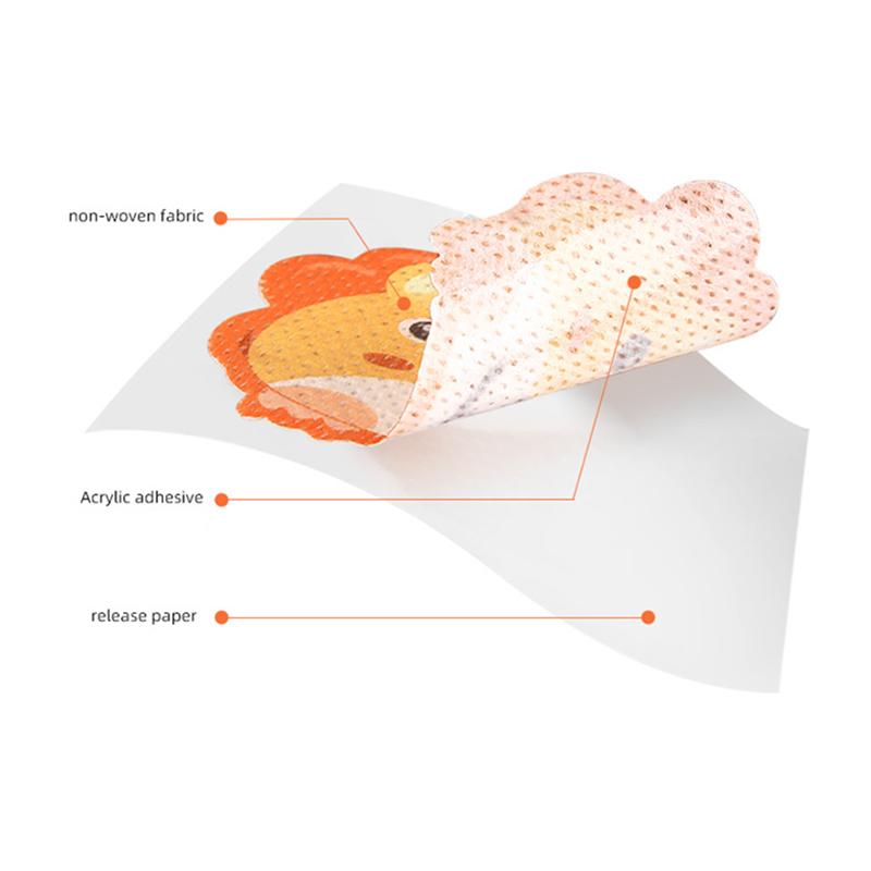 30 ks Dětské kreslené náplasti proti chrápání na spaní se zavřenými ústy, náplast pro korekci dýchání, náplast pro ztišení, ortotická páska