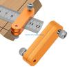 Y3NA Thickening Steel Ruler Positioning Stop Scriber Line Marking Gauge Woodworking Carpentry Scriber Measuring
