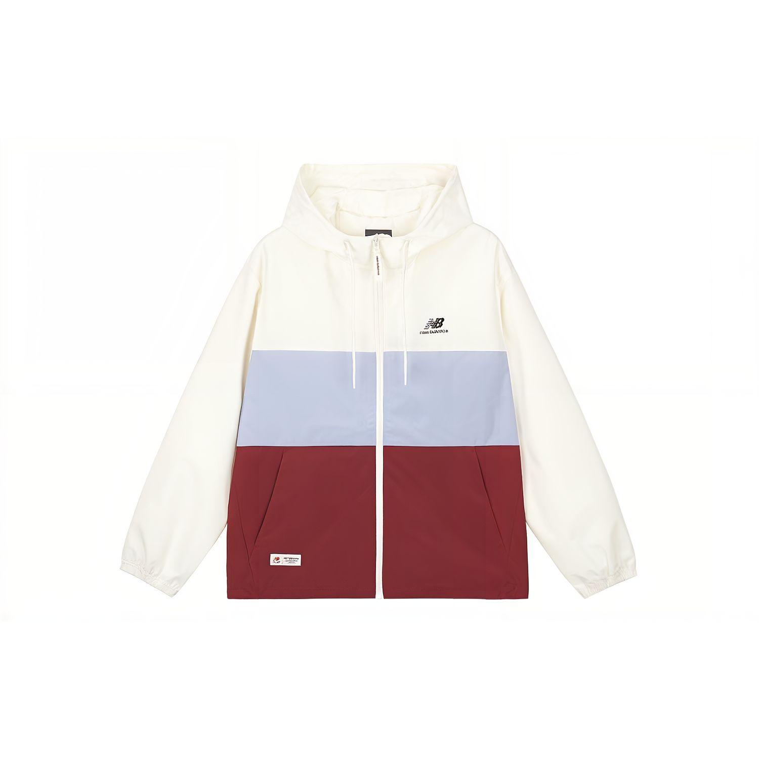 

Куртка с капюшоном New Balance Colorblock Верхняя одежда унисекс Белый 5AD38011-IV