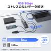 Sanwa Direct USB Hub with Individual Switches and USB USB 400-HUBA50GM 13-Port Self-Powered Charger, 3.2/5Gbps