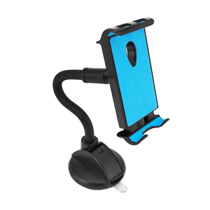 Car Phone Tablet Holder Suction Cup Dashboard Stand 360° Rotatable One-Hand Operation Universal for 4-11 Inch Mobile Device