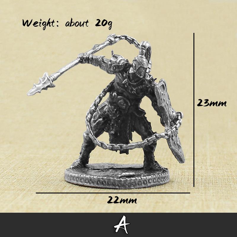 Новые Европейские Мифологические Гладиаторы Солдаты Фигурки Миниатюры Винтажные Металлические Солдаты Статуэтка Настольное Украшение Подарок A