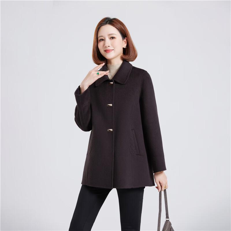 Women's 100% Wool Double-Sided Short Coat