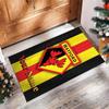 Watford FC Printed Crystal Velvet Rug Non‑Slip Crystal Velvet Carpet For Sofa Bedroom Indoor Home Decoration