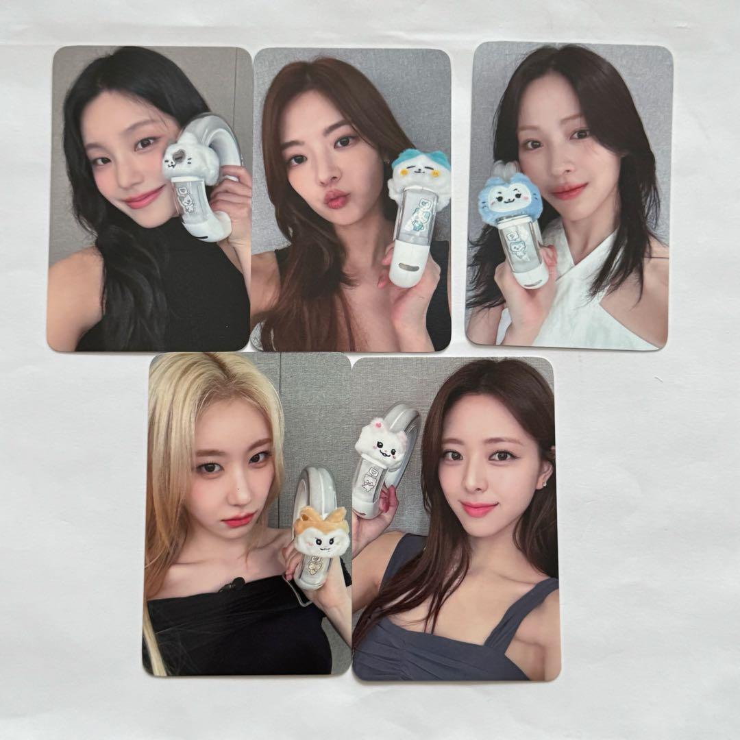 

[Б/У] ITZY лайтстик бонусная торговая карта withmuu полный набор