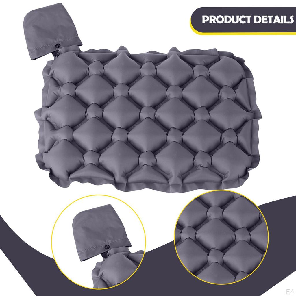 Inflatable Seat Cushion Air Sitting Mat Portable Chair Breathable Pad Waterproof Tear