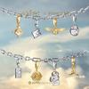 Official x Harry Potter Collaboration School Acceptance Letter Charm Free Harry Christmas Gift Necklace, Unisex, Hanging, Silver, Potter, Halloween,