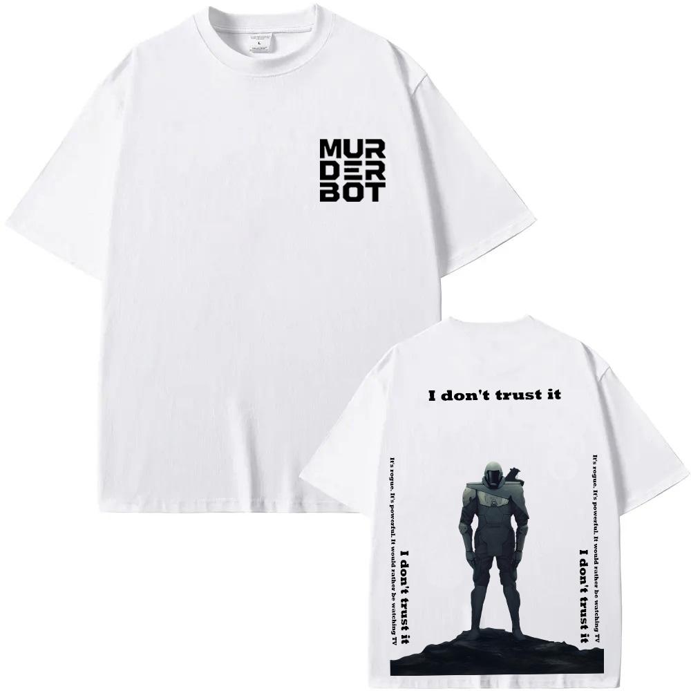 Murderbot 2025 Graphic Printing T-shirts Summer Men/Women's Tshirts 100%Cotton High Quality Tees Comfortable Tops
