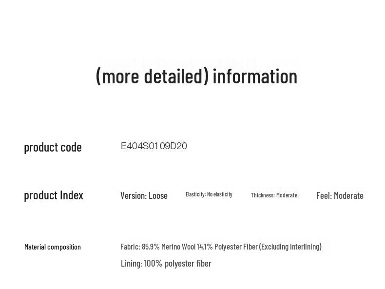 Sancai 2025 Winter Bouclé Wool Blend Short Coat