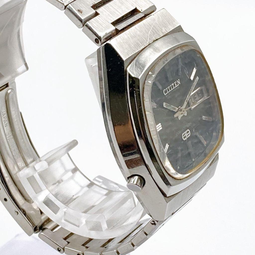 Used 372 CITIZEN COSMOTRON Men's Watch Vintage New Battery