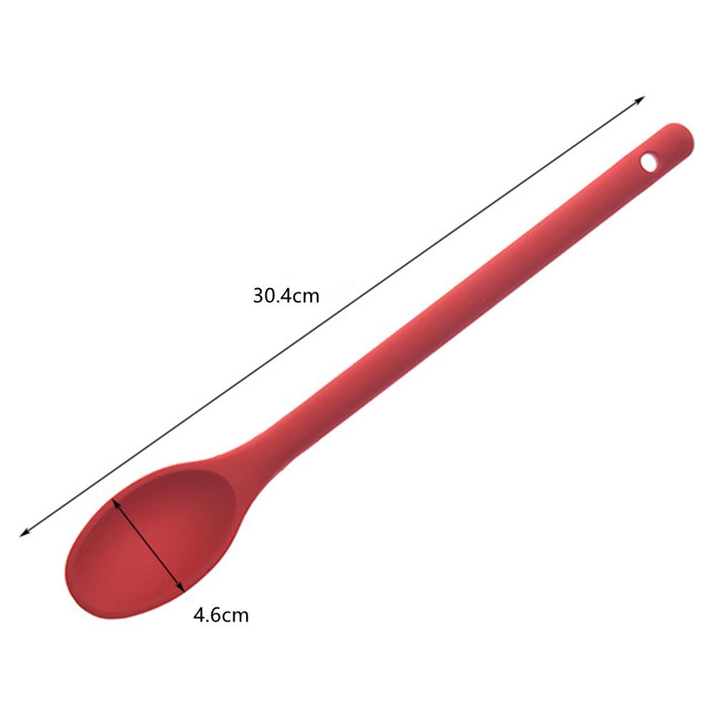 Silicone Spoon Kitchen Cooking Integrated  Spoon For Food Stirring Restaurants Hotels