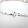 High Polish Stainless Steel Round Heart Double Clasp for Sweater Chain - Colorfast Pearl Connector