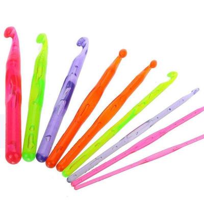 9-teiliges Häkelnadel-Set, Stricknadeln, Web-Handwerkswerkzeug, 3–12 mm
