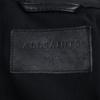 AllSaints ML018F Black Sheepskin Double Rider's Jacket Jacket S blackUsed